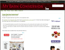 Tablet Screenshot of mybarnconversion.com